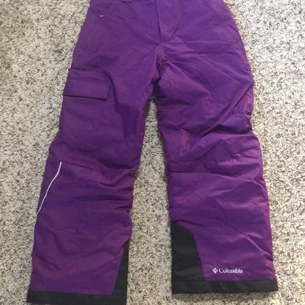 Columbia girls purple snow pants